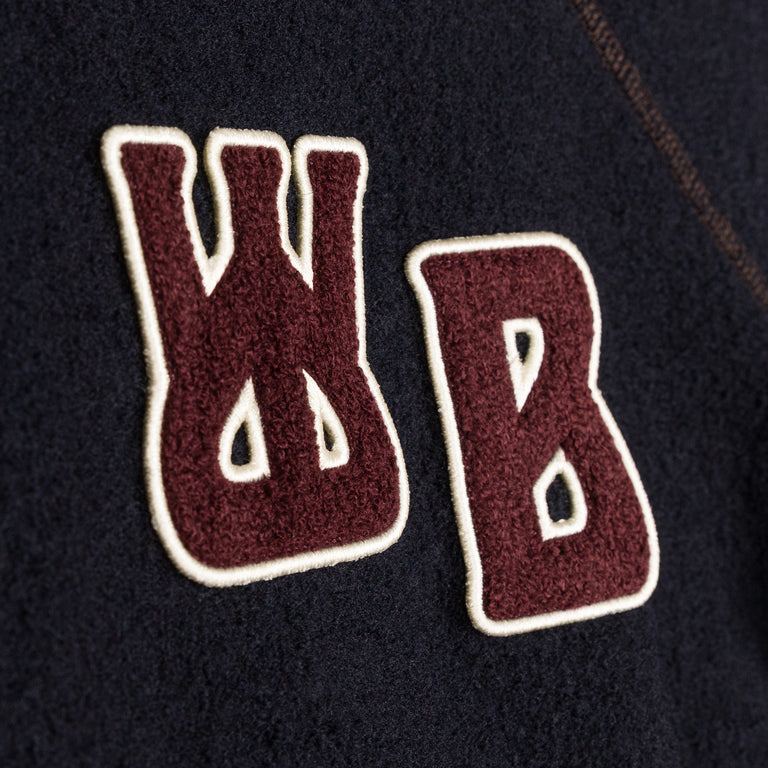 Wales Bonner October Varsity Jacket - XL / Navy - 5
