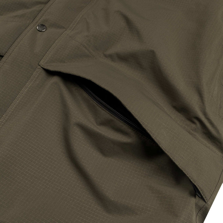 The North Face Mountain Down Jacket - XXL / New Taupe Green / TNF Black - 4

