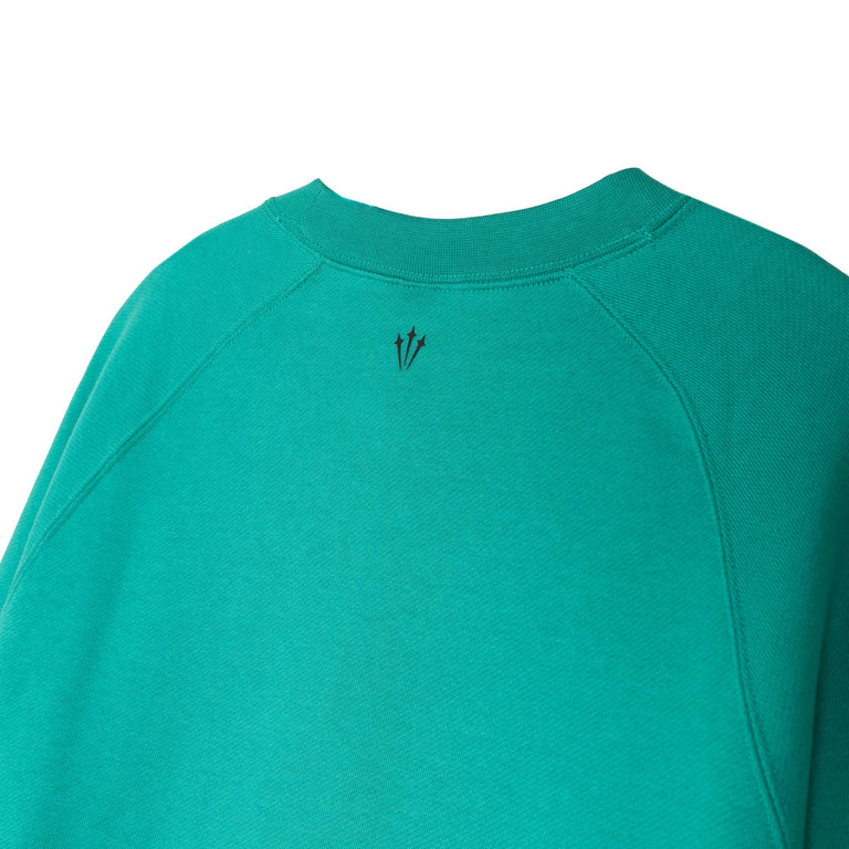 Nike x Nocta Fleece CS Crew - XXL / Neptune Green / Black - 4
