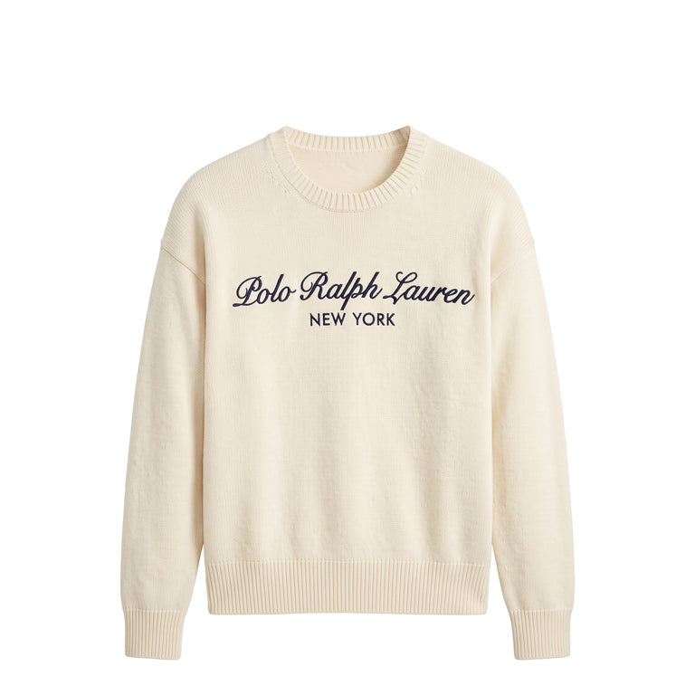 Polo Ralph Lauren Relaxed Fit Wool-Cotton Jumper - S / Andover Cream
