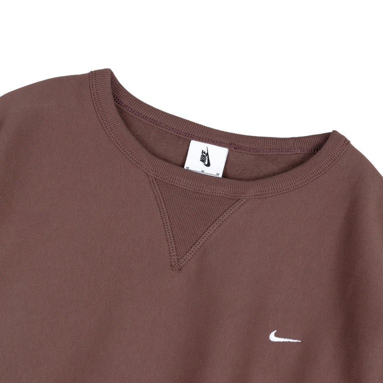 Nike Solo Swoosh Fleece Crewneck - XXL / Tattoo / White - 2
