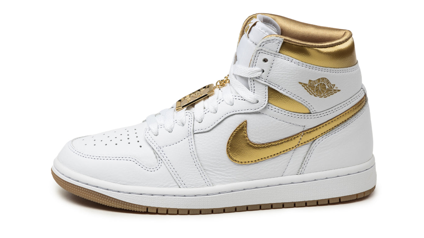 Nike Wmns Air Jordan 1 Retro High OG White and Gold Sneaker Buy online now