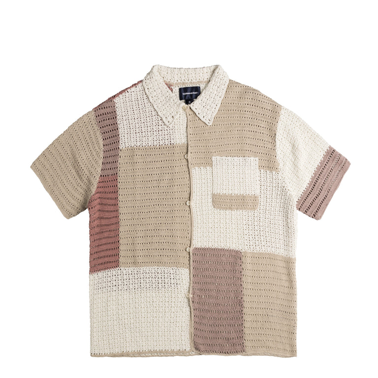 thisisneverthat Block Crochet Knit Shirt