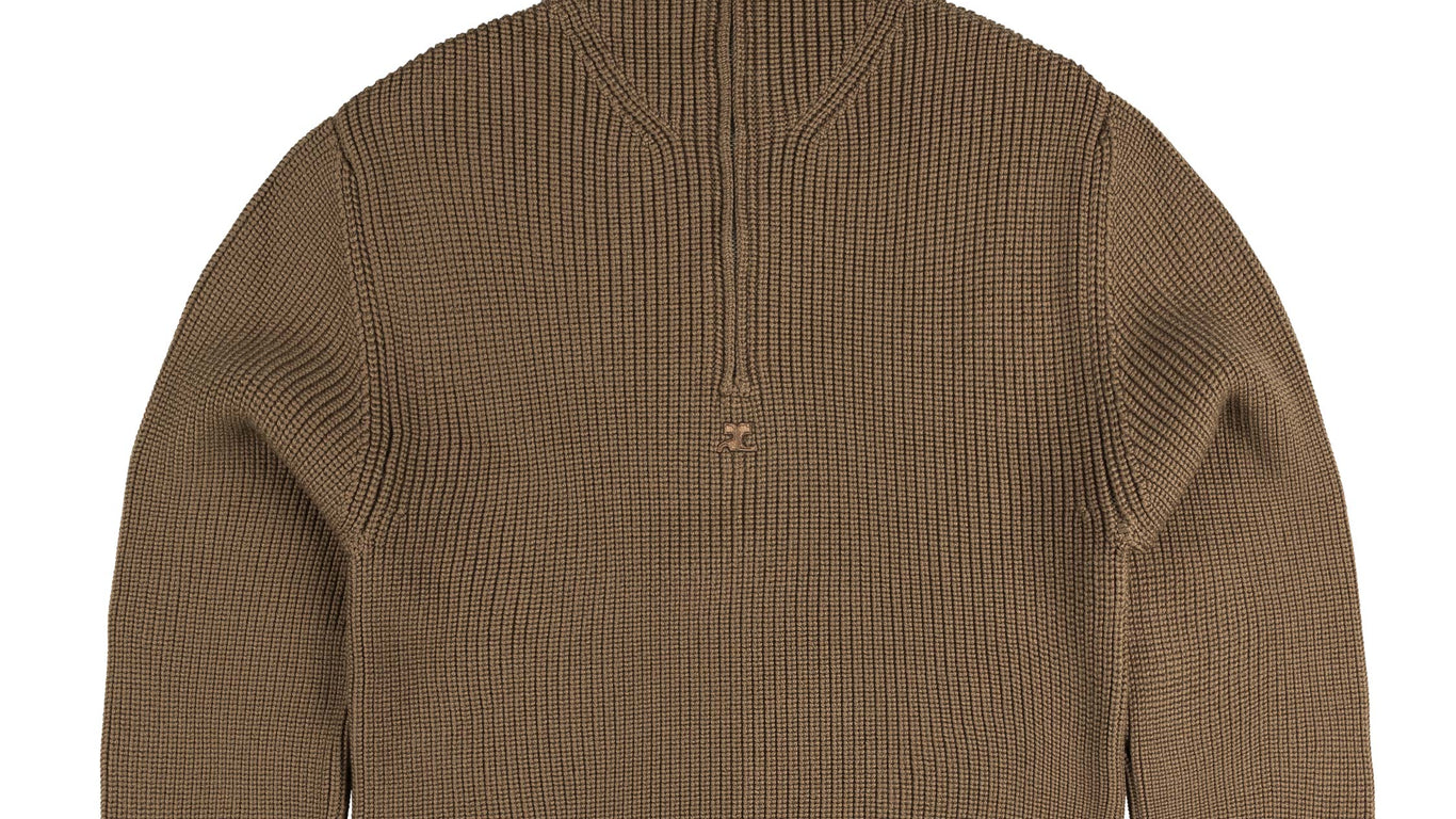 【関税込み】Courreges ブラック Trucker ウール セーター Courreges Ribbed Wool Trucker Sweater | Apparel » Buy online