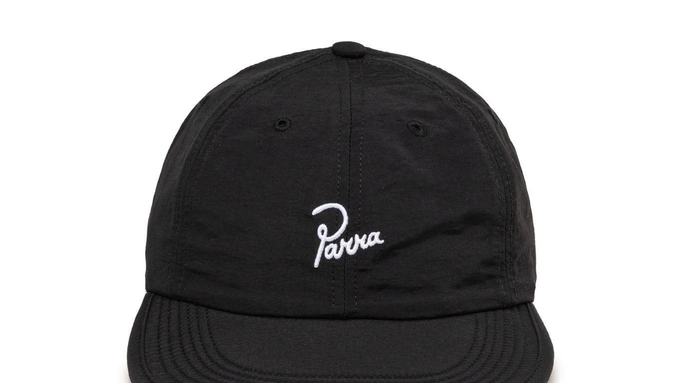 帽子 By Parra Original 6 Panel cap black Originale 6 panel hat – by Parra USA