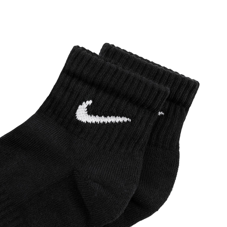Nike	Everyday Cushioned Ankle Socks 3 Pack - XL / Black / White - 2
