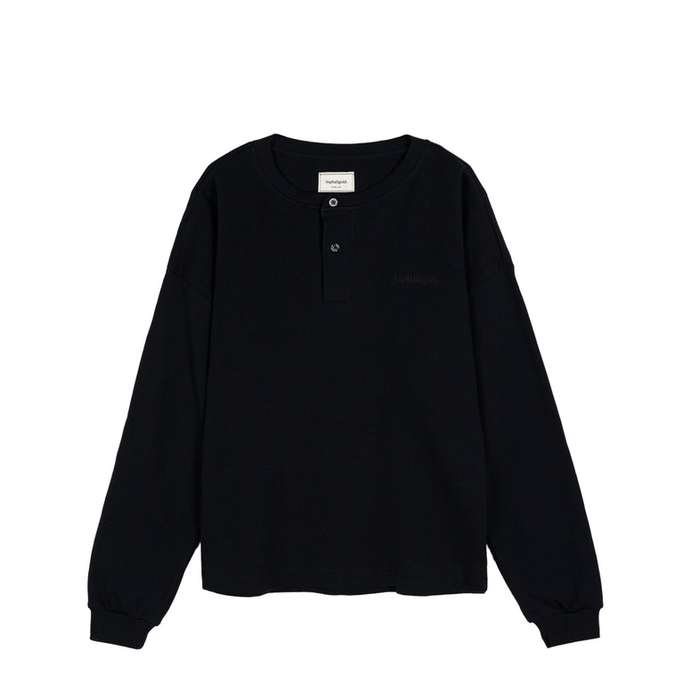 Asphaltgold Henley Shirt - XXL / Black
