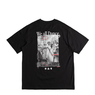 Asphaltgold We all dance the same Earth T-Shirt *joyful* - XL / Black / White
