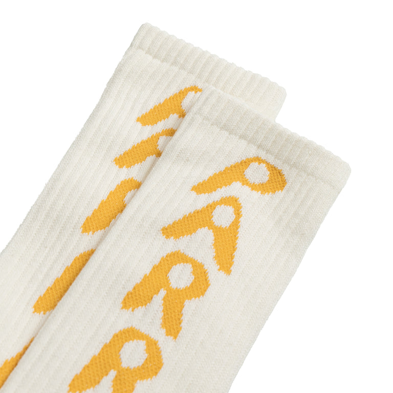 By Parra Hole Logo Crew Socks