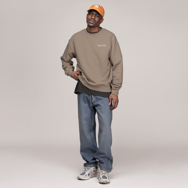 Museum of Peace & Quiet Wordmark Crewneck