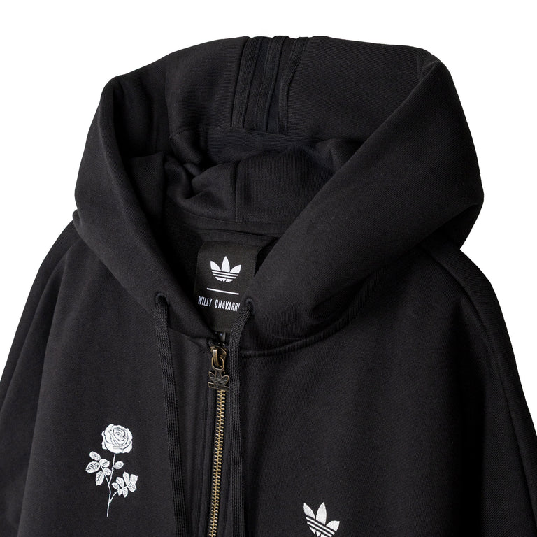 Adidas x Willy Chavarria Heavyweight Zip Hoodie - XXL / Black - 3