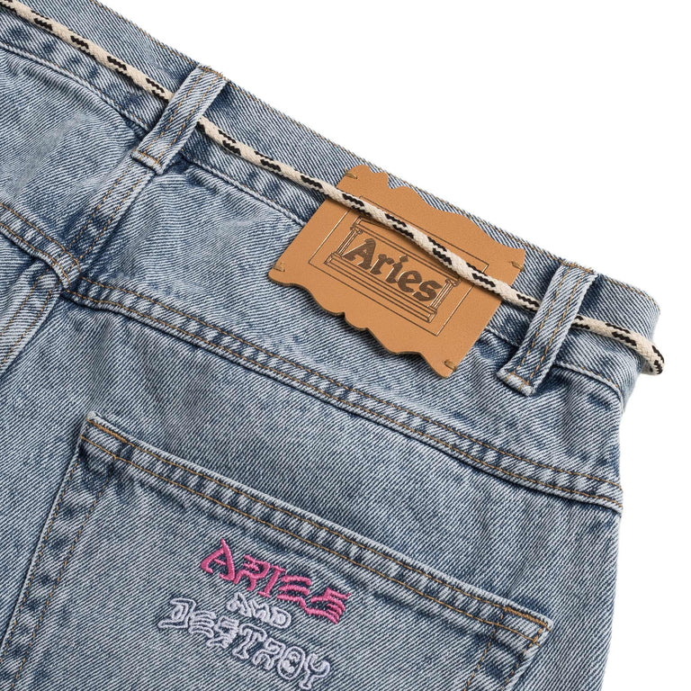 Aries Acid Wash Batten Jeans
