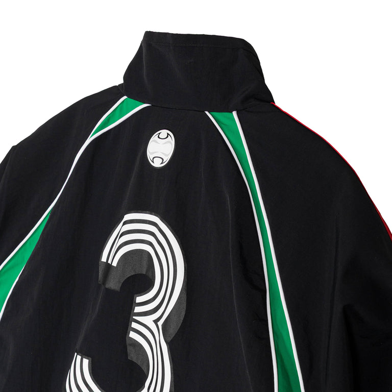 Adidas Teamgeist Moto Tracktop - XXL / Black / Green / Better Scarlet - 3
