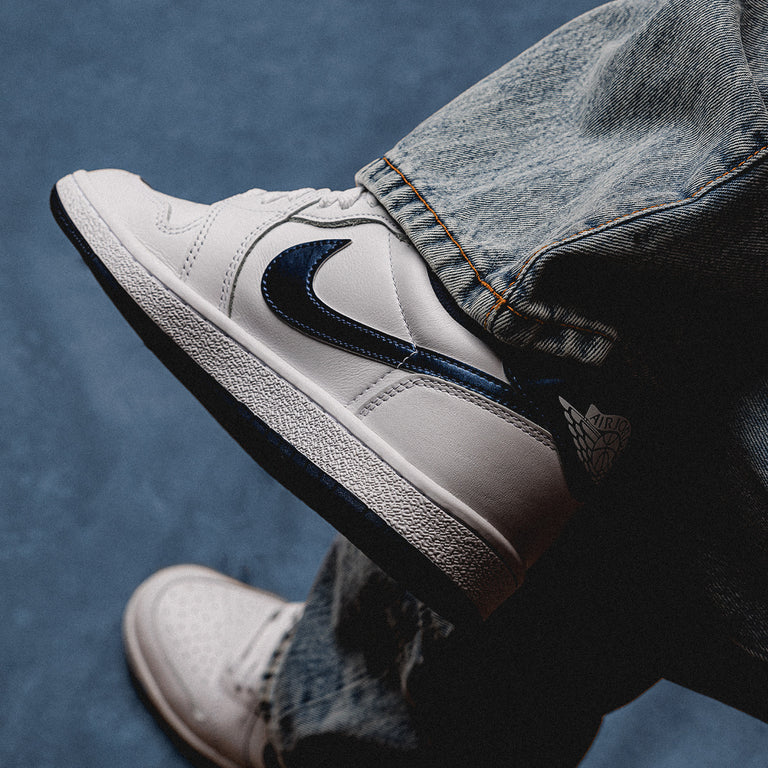 Nike Air Jordan 1 Low 85 *Metallic Blue* onfeet