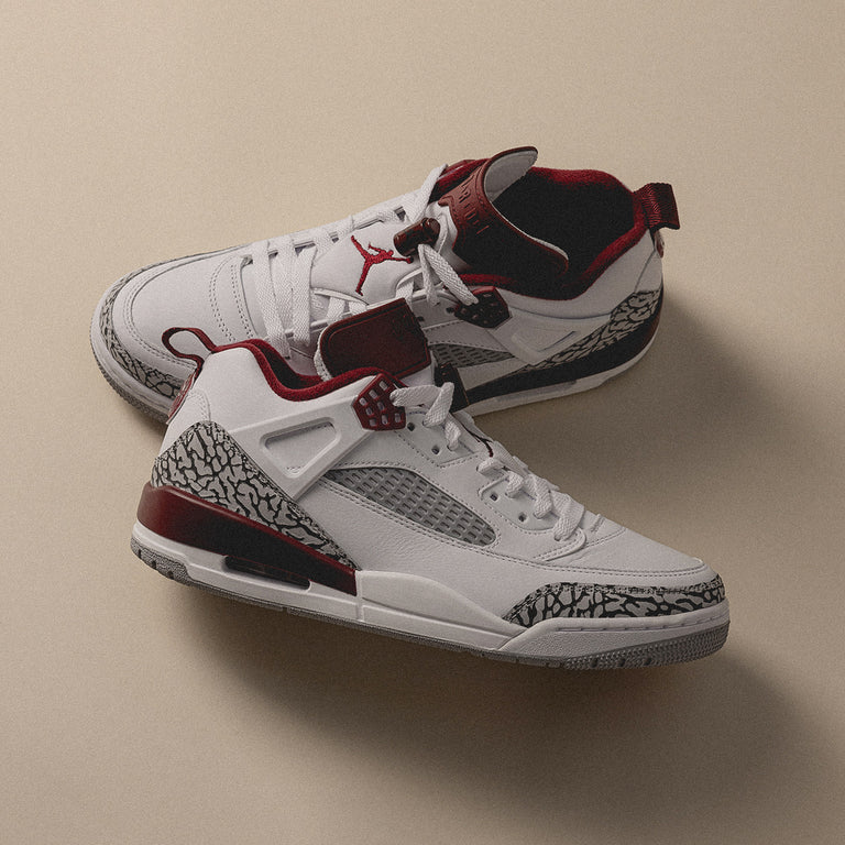 Jordan spizike red white top
