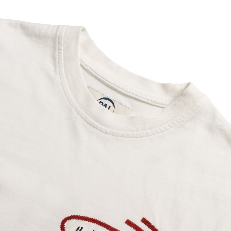 Radial logo-print hoodie Lemon Souvenir T-Shirt