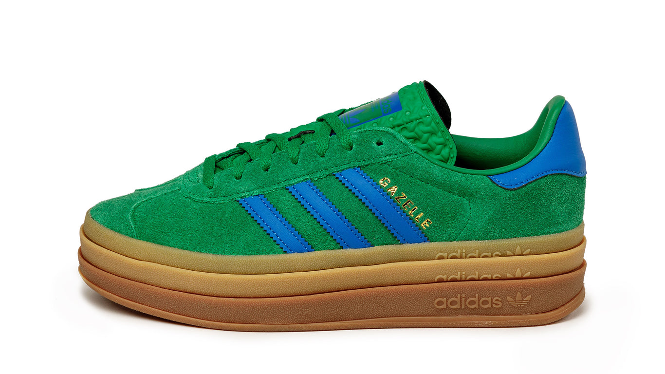Adidas originals gazelle green suede trainers cheap