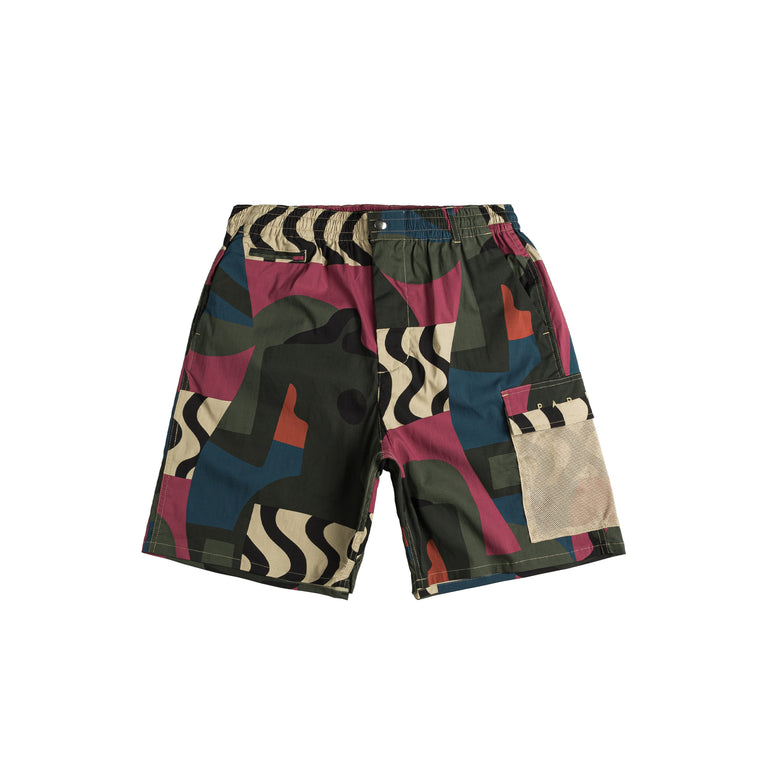 By Parra Distorted Ripstop Camo Shorts Buy online now