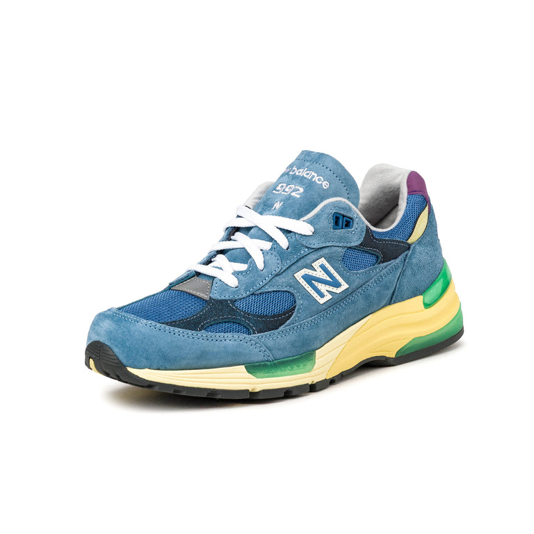 New Balance 992 *Made in USA* - 40.5 / Sea Stone / Green Apple / Maize - 4