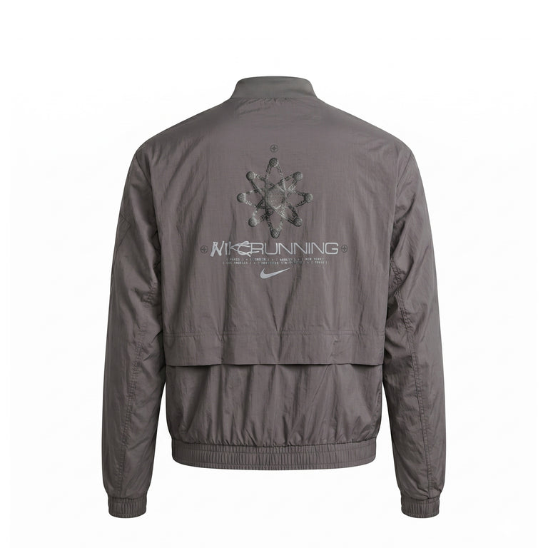 Nike Repel UV Protection Running Bomber Jacket - XXL / Medium Ash / Reflective Silver - 1