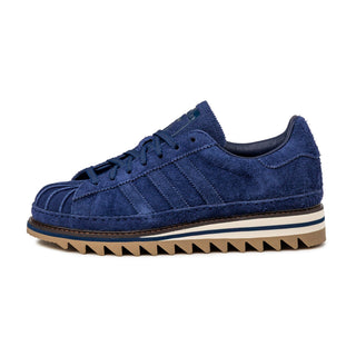 Adidas x Clot by Edison Chen Superstar Sawtooth - 38 / Dark Blue / Cardboard / Tech Indigo
