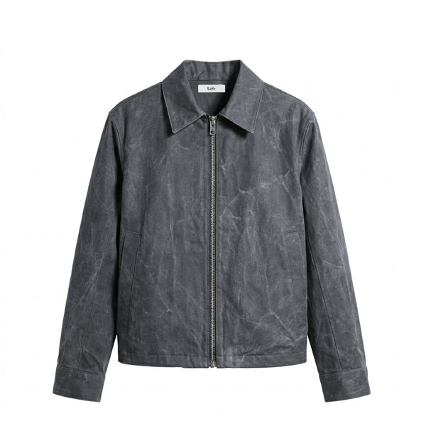 26SS Séfr Tazio Jacket コットンブルゾン グレー XS Sefr Tazio Jacket | Apparel » Buy online now!