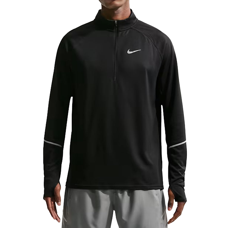 Nike	Miler Dri-Fit 1/2-Zip Running Top - XXL / Black / Reflective Silver - 3