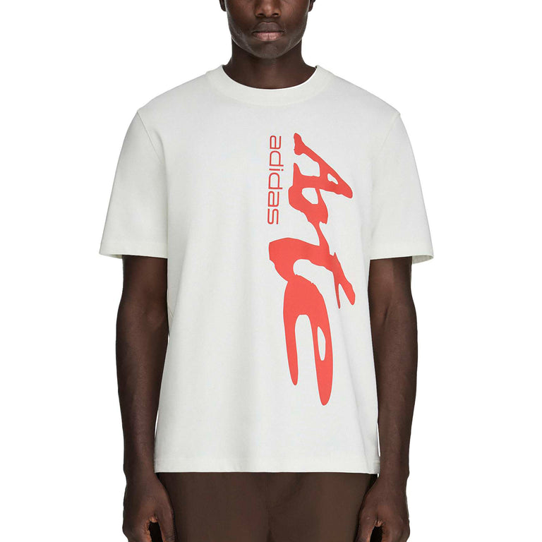 Adidas	x Arte Antwerp Graphic T-Shirt - L / Off White / Lush Red - 3
