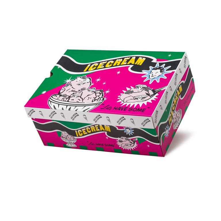 Reebok x Billionaire Boys Club ICECREAM Board Flip *Watermelon* - 45.5 / Green / Pink / White - 5