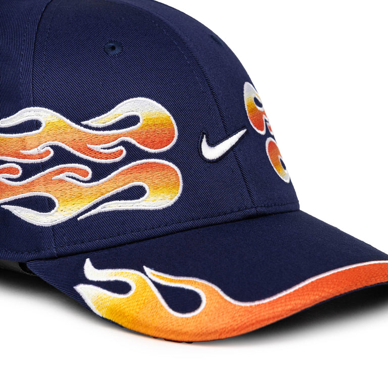 Nike	Club Structured OG Flame Cap - S/M / Midnight Navy - 2