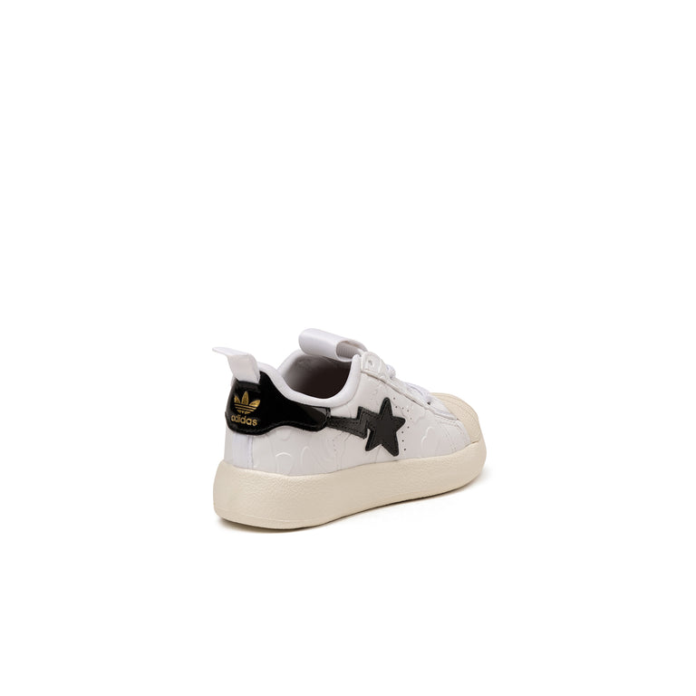 Adidas x Bape adiform SSTR 360 Infant - 26.5 / Footwear White / Core Black / Gold Metallic - 3
