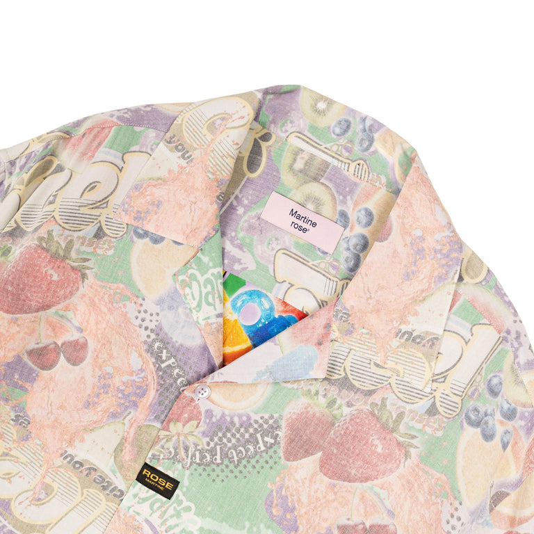 Martine Rose Boxy Short Sleeve Shirt - S / Multicolour Fruits - 2