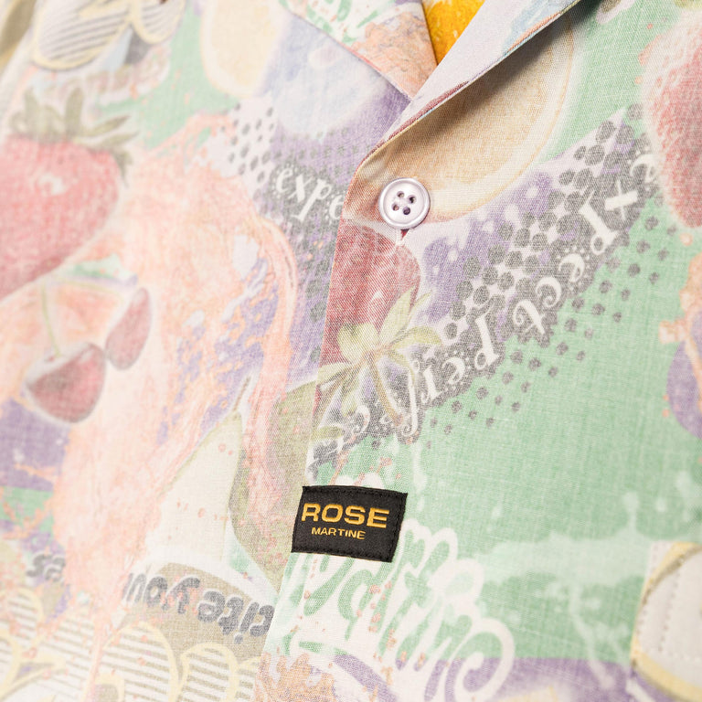 Martine Rose Boxy Short Sleeve Shirt - S / Multicolour Fruits - 3