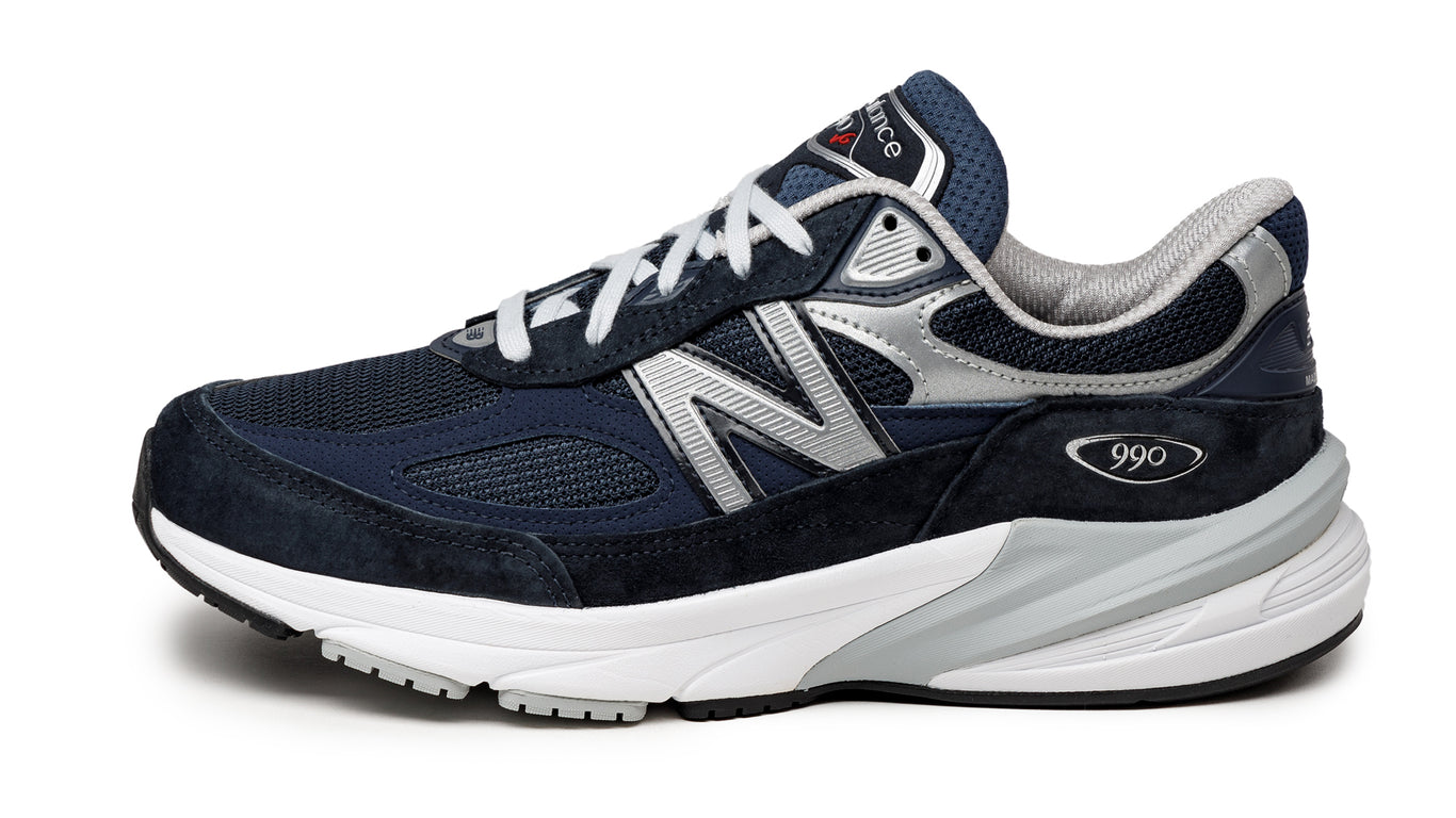 スニーカー New Balance Sneakers Navy New Balance (M990NV6) 990v6 Men's Running Shoe in Navy/White