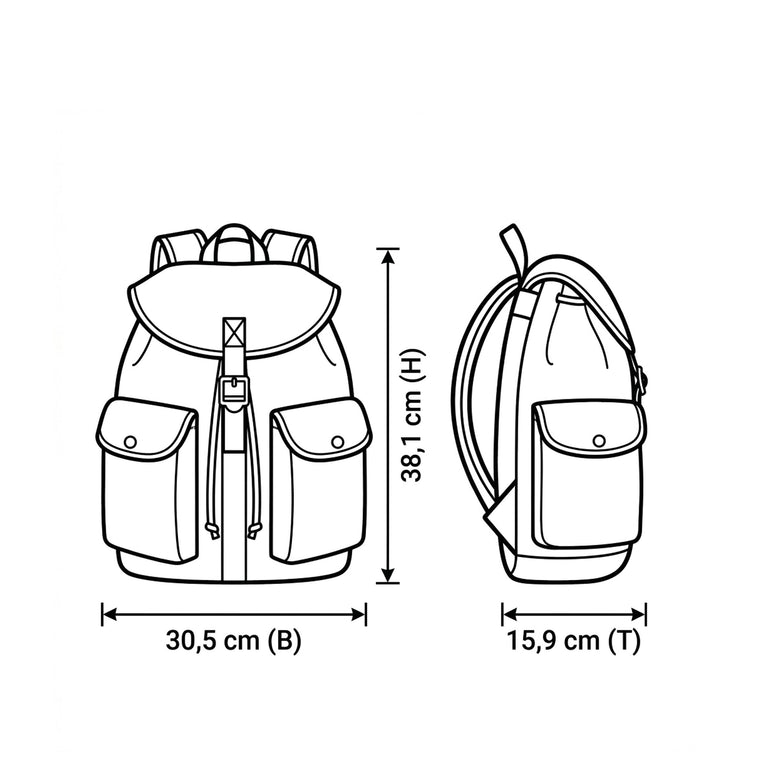 Polo Ralph Lauren Flap-Top Canvas Backpack - 5