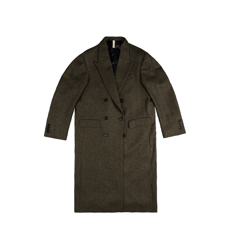 Sunflower DB Coat Herringbone