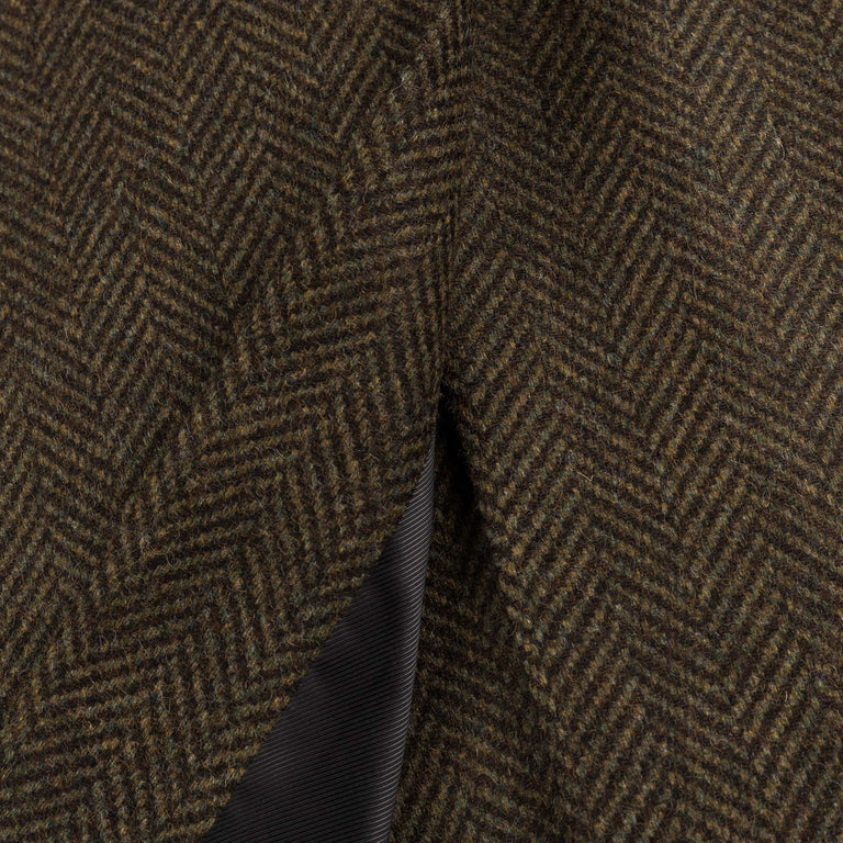 Sunflower DB Coat Herringbone (Green)