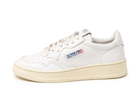 スニーカー Autry Medalist White Black Trainer Autry Medalist Low Sneakers In White And Black Leather With