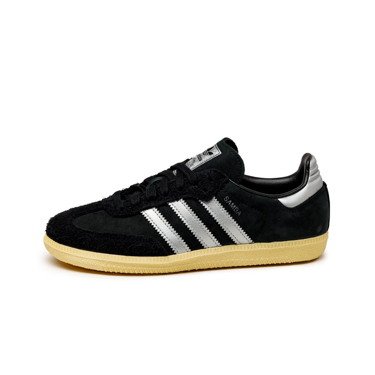 41e3303fdc970a3e35c0673883b6292aa97dee21 IE8128 Adidas Samba OG W Core Black Matte Silver Almost Yellow os 1 768x768