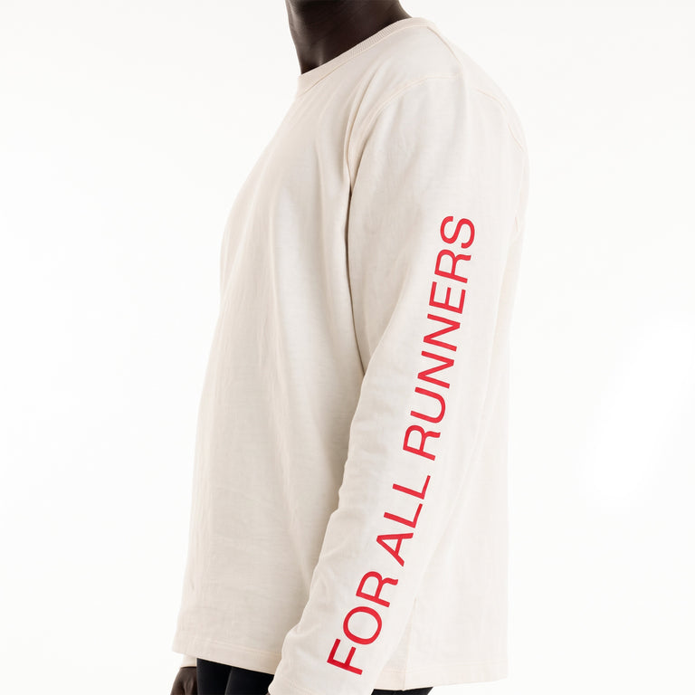 Asics x Distance Comfort Longsleeve Top - XL / Cream - 3
