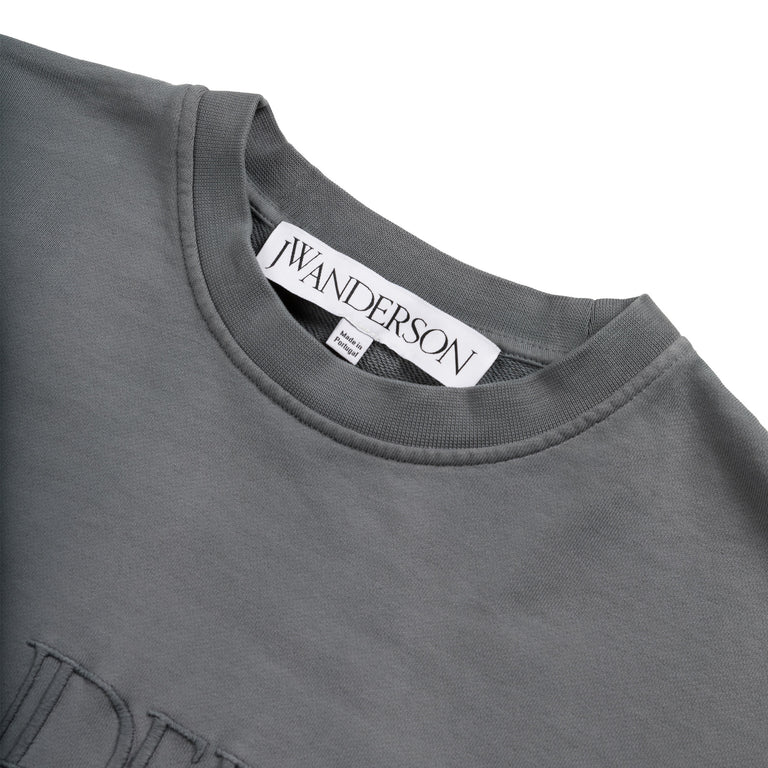 JW Anderson Logo Embroidery Gradient Sweatshirt