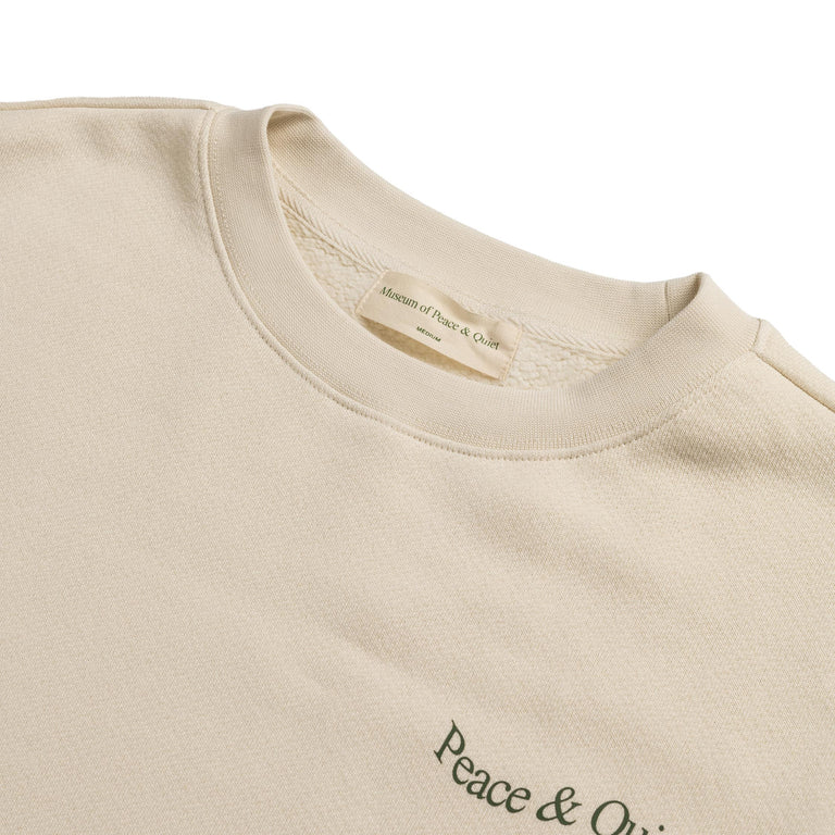 Museum of Peace & Quiet Wordmark Crewneck