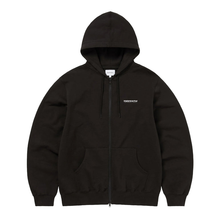 thisisneverthat	INTL. Logo Zip Up Hoodie - L / Off Black - 1
