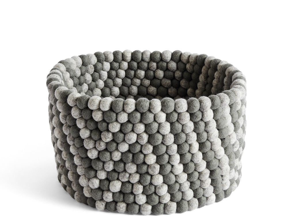 HAY Bead Basket バスケット HAY Bead Basket Burgundy Weave - The Cushion Shop
