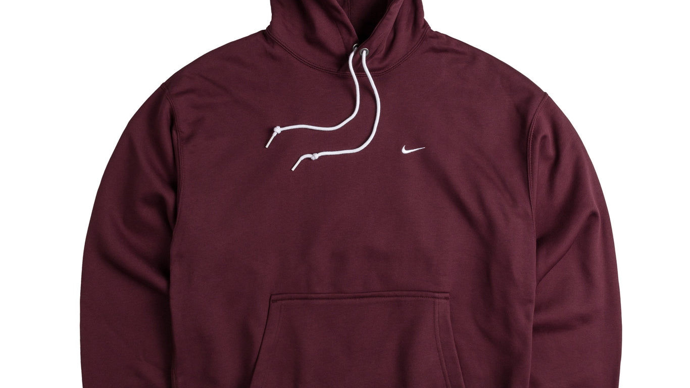 Burgundy online nike hoodie