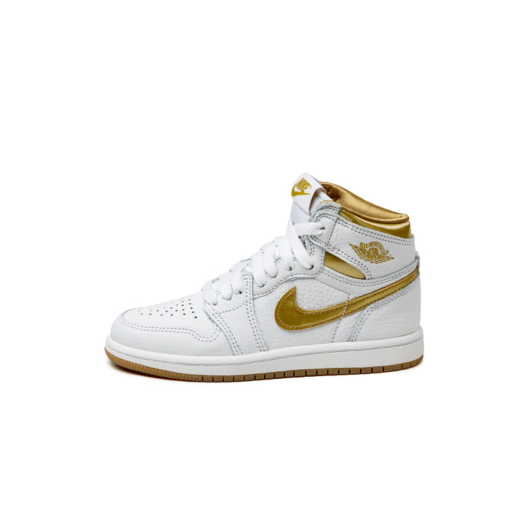 Nike Air Jordan 1 Retro High OG *White and Gold* *PS*