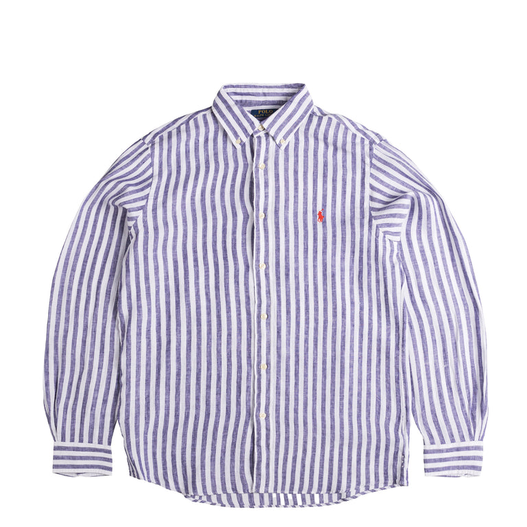 Polo Ralph Lauren Custom Fit Striped Linen Shirt