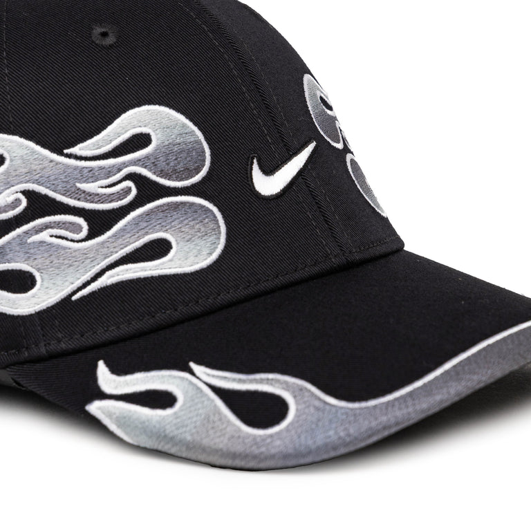 Nike	Club Structured OG Flame Cap - S/M / Black - 2