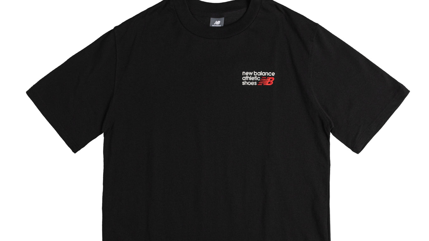 New Balance Street Classics Running T-Shirt in Black | SVD USA