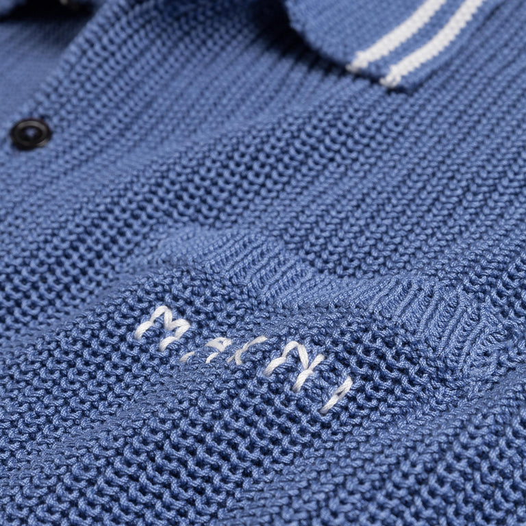 Marni Cotton Fisherman Ribs Polo